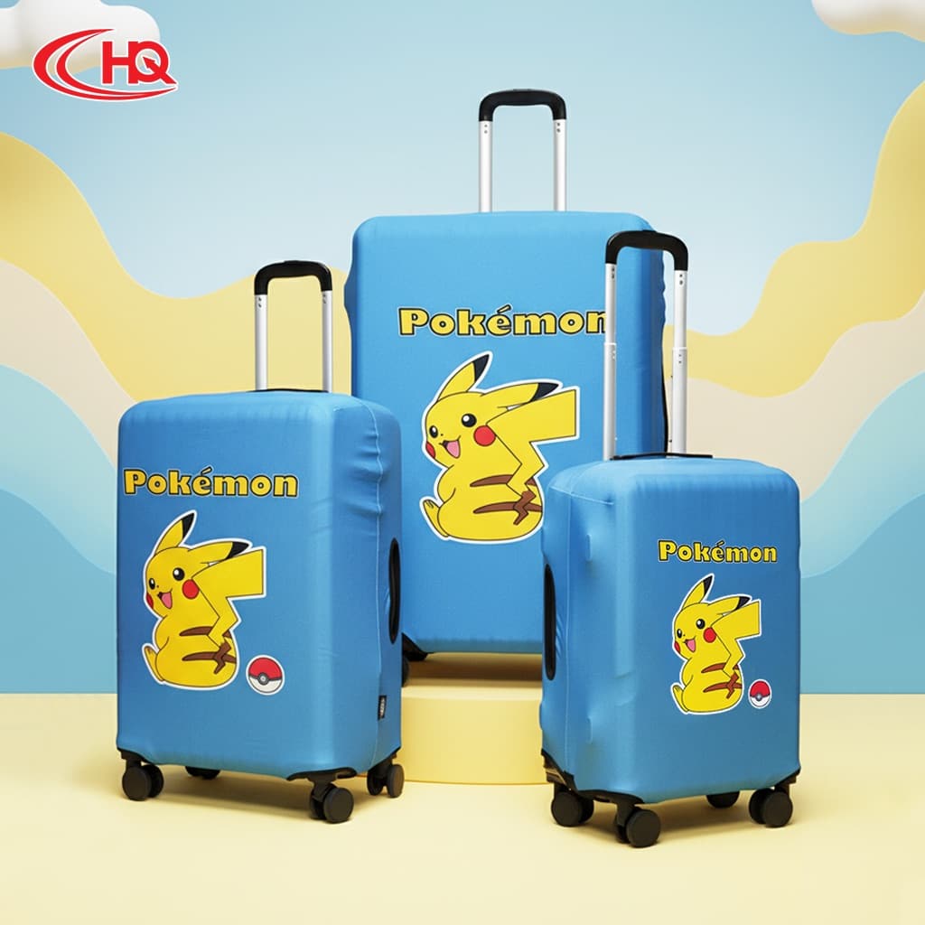 HQ Luggage — Pikachu luggage covers
