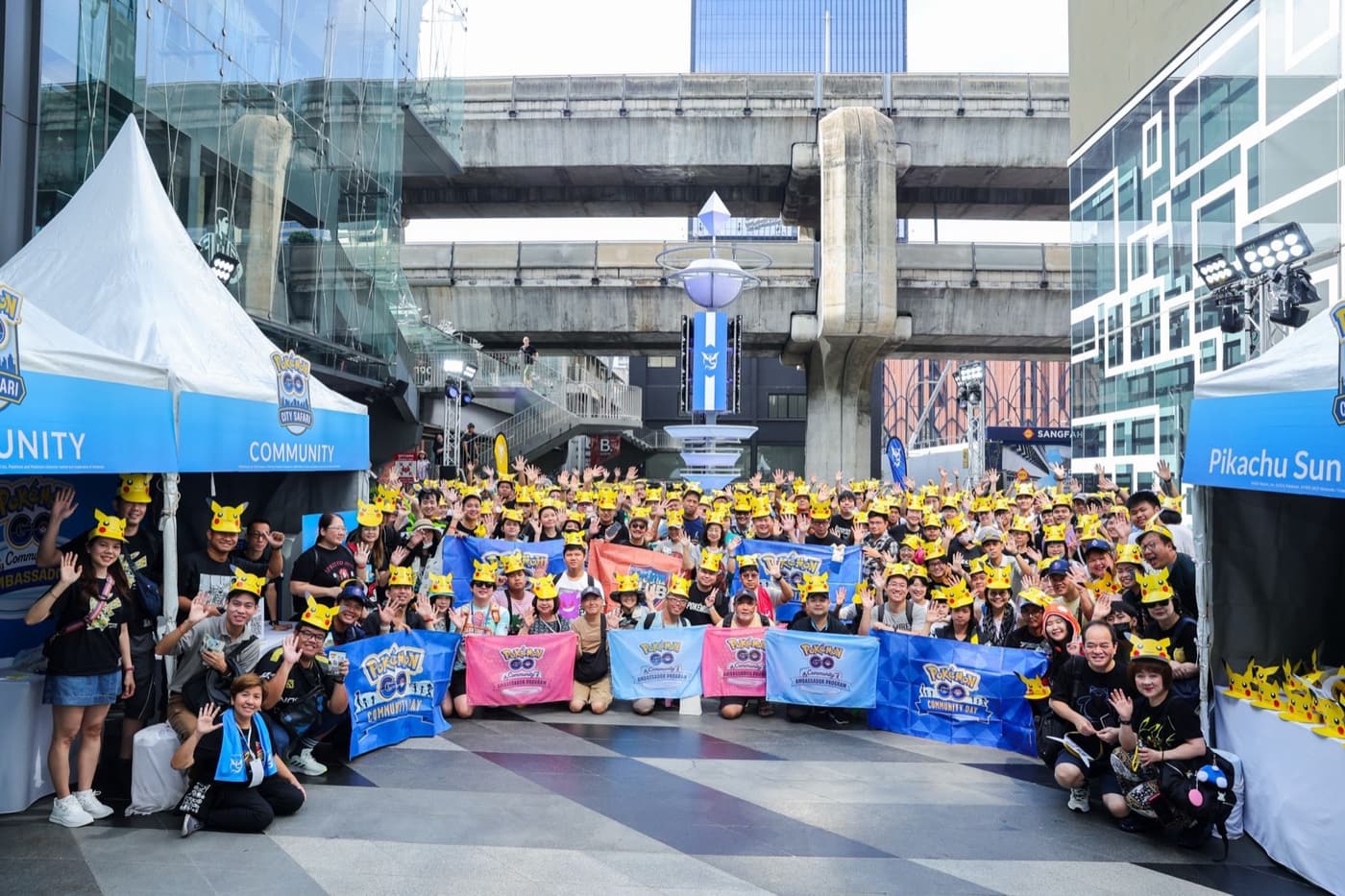 Pokémon GO City Safari Bangkok 2025 — community group photo